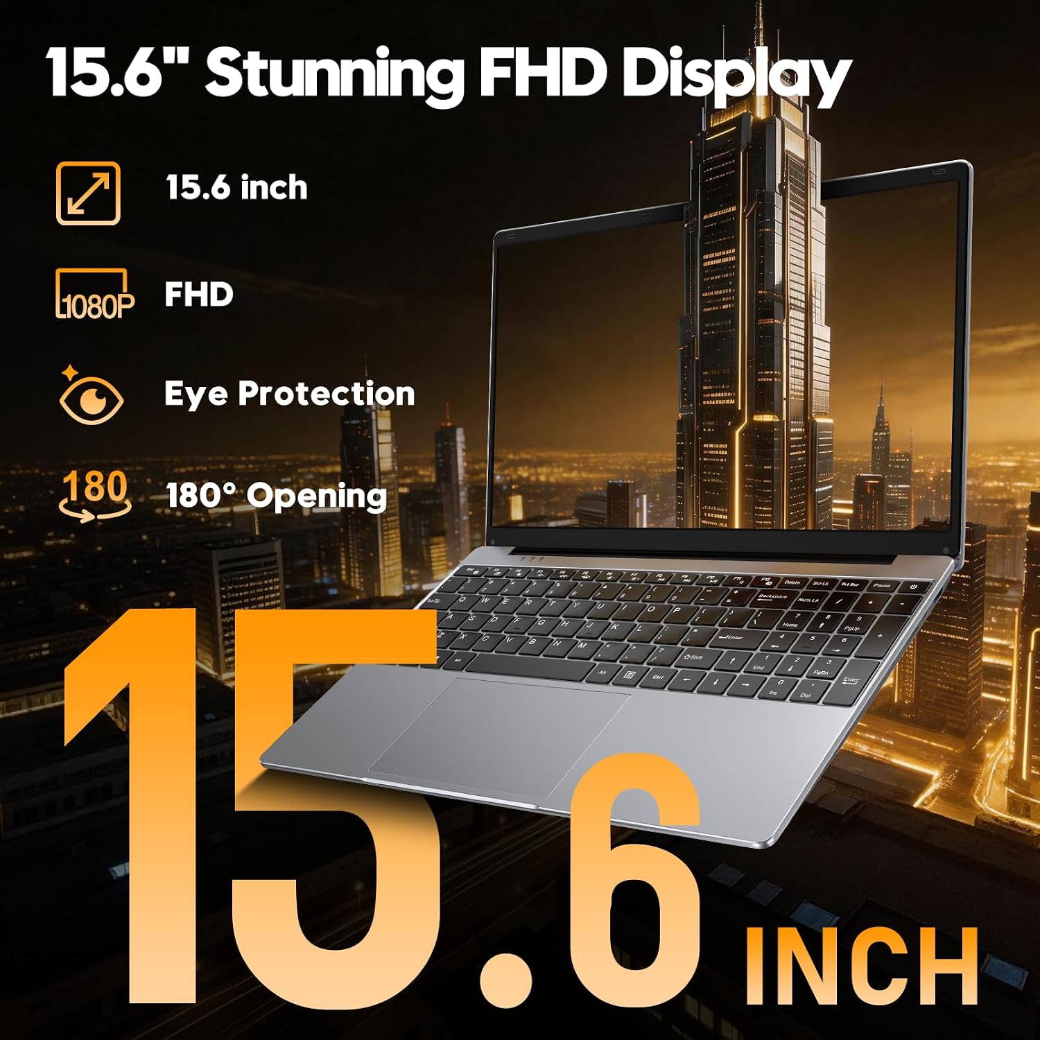 2026 Premium 15.6" FHD Business Laptop Computer, 16GB RAM 512GB SSD, Core i5(up to 2.8Ghz), Windows 11 Pro, Backlit Keyboard, Numeric Keypad, Slim Student Notebook PC - Image 7
