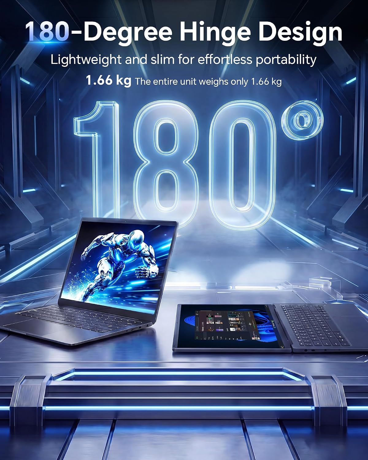 15.6'' AI Laptop with Office 365 12GB RAM 256GB SSD Win 11 Laptops - Image 9