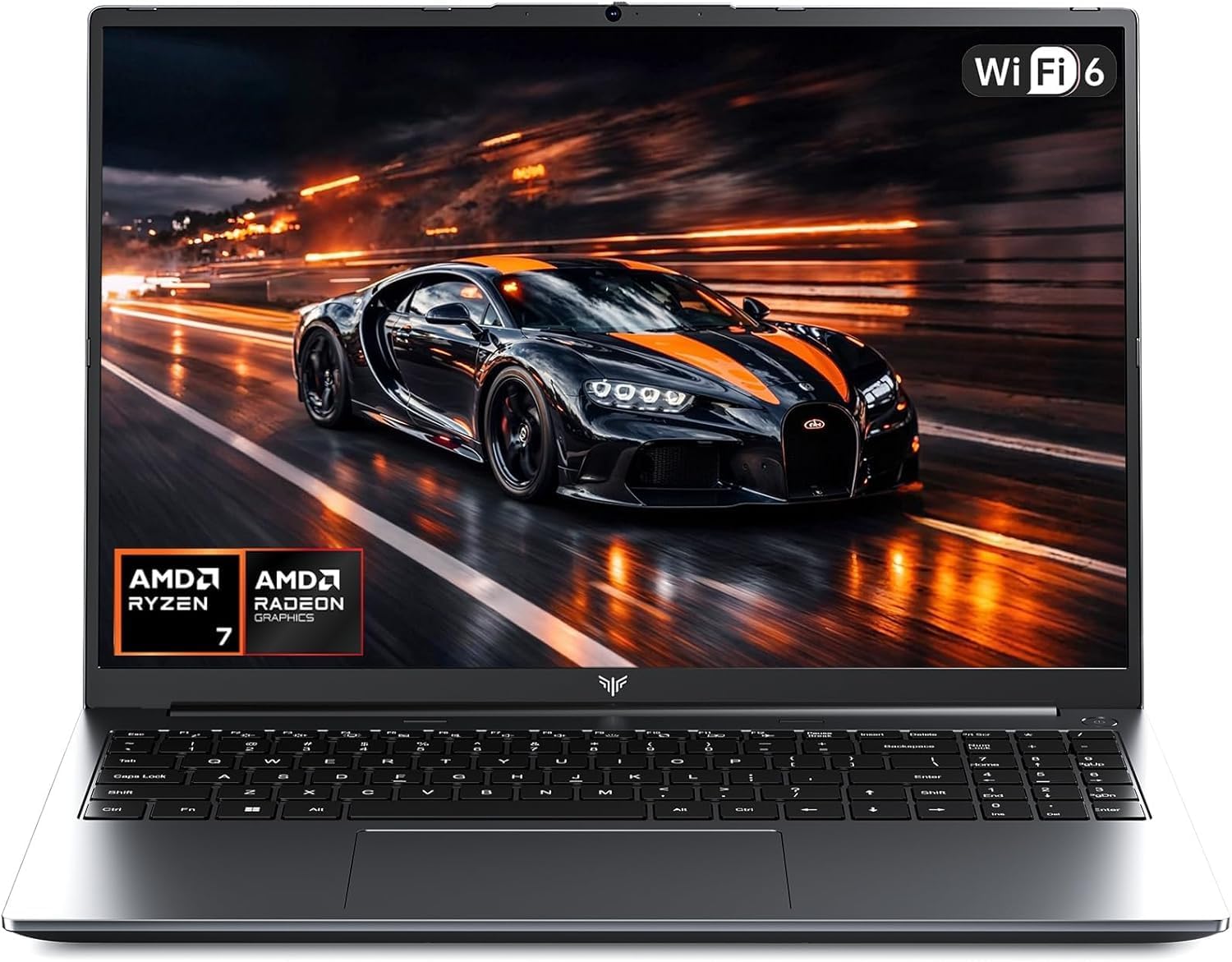 KAIGERR Gaming Laptop with AMD Ryzen 7430U(Up to 4.3GHz), 16GB DDR4 512GB SSD Laptop Computer, 1920P FHD Display, WiFi 6, USB3.2, Type_C, Webcam Cover Slide