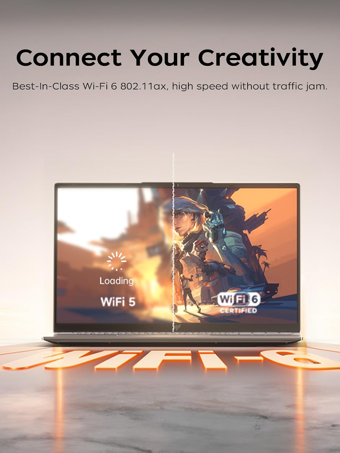 KAIGERR Gaming Laptop with AMD Ryzen 7430U(Up to 4.3GHz), 16GB DDR4 512GB SSD Laptop Computer, 1920P FHD Display, WiFi 6, USB3.2, Type_C, Webcam Cover Slide - Image 7