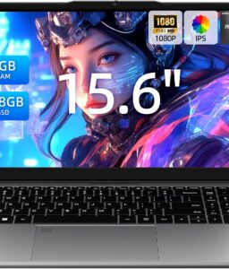 Aurant 15.6 Inch Laptops, AMD Ryzen R5, 8GB RAM, 128GB SSD, Win11 Home